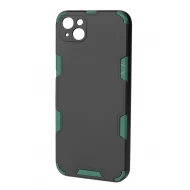 Husa spate pentru iPhone 14 Plus - Mantis Case Negru / Vernil