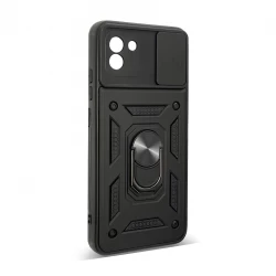 Husa spate pentru Samsung Galaxy A03 - Slide Case Negru