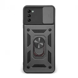 Husa spate pentru Samsung Galaxy A03S - Slide Case Negru