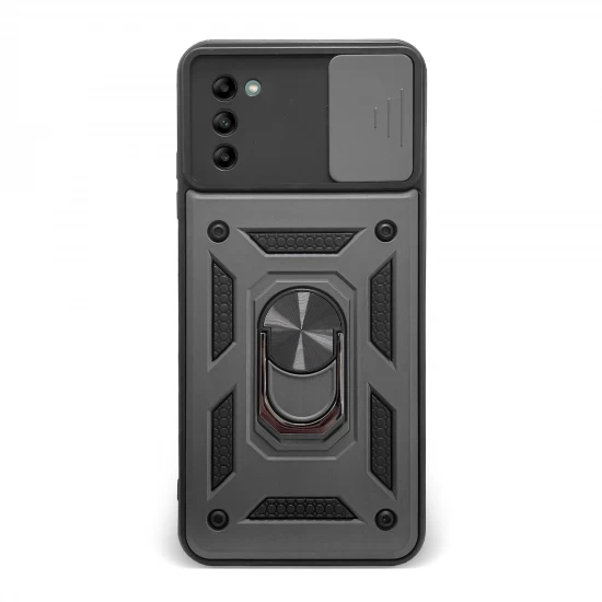 Husa spate pentru Samsung Galaxy A03S - Slide Case Negru