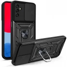 Husa spate pentru Samsung Galaxy A04s - Slide Case Negru