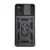 Husa spate pentru Samsung Galaxy A12 - Slide Case Negru
