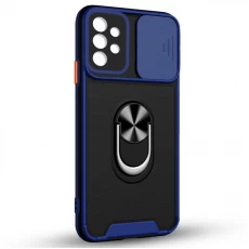 Husa spate pentru Samsung Galaxy A72 - Slide Case Albastru