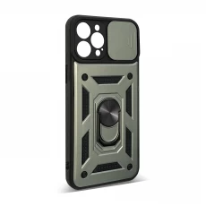 Husa spate pentru iPhone 12 Pro Max - Slide Case Verde