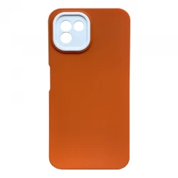 Husa spate pentru Samsung Galaxy A03 - Vanex Case Portocaliu Alb