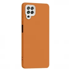 Husa spate pentru Samsung Galaxy A22 - Vanex Case Portocaliu Alb