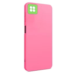 Husa spate pentru Samsung Galaxy A22 5G - Vanex Case Roz VerdeF