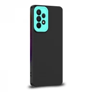 Husa spate pentru Samsung Galaxy A52 - Vanex Case Negru Turcoaz