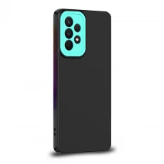 Husa spate pentru Samsung Galaxy A33 5G - Vanex Case Negru Turcoaz
