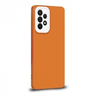 Husa spate pentru Samsung Galaxy A23 - Vanex Case Portocaliu Alb