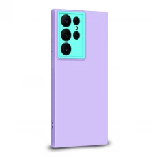 Husa spate pentru Samsung Galaxy S22 Ultra - Vanex Case Mov Turcoaz