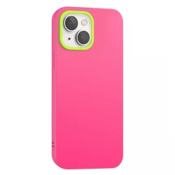 Husa spate pentru iPhone 14 Plus - Vanex Case Roz VerdeF