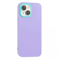 Husa spate pentru iPhone 14 Plus - Vanex Case Mov Turcoaz