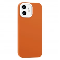 Husa spate pentru iPhone 11 - Vanex Case Portocaliu si Alb