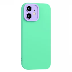 Husa spate pentru iPhone 11 - Vanex Case Turcoaz si mov