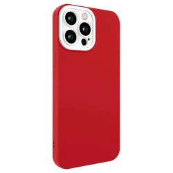Husa spate pentru iPhone 13 Pro - Vanex Case Rosu Alb