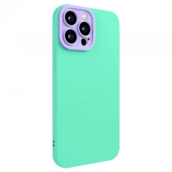 Husa spate pentru iPhone 13 Pro - Vanex Case Turcoaz Mov