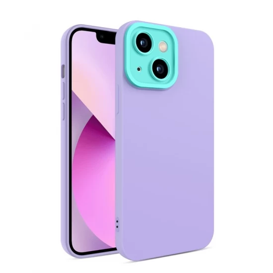 Husa spate pentru iPhone 13 - Vanex Case Mov Turcoaz