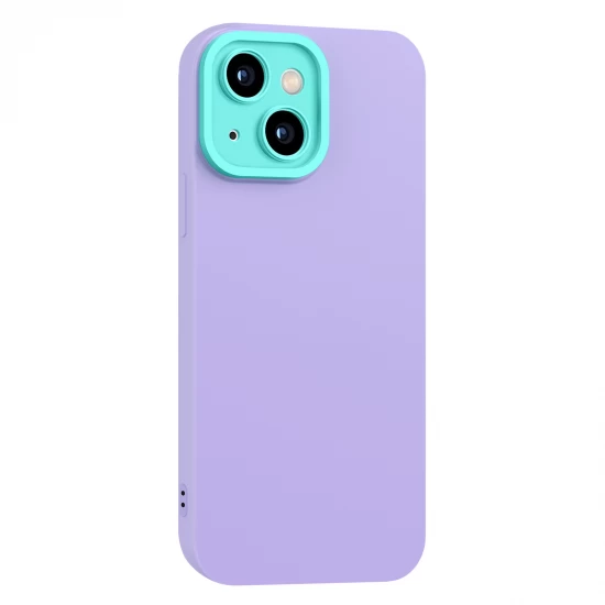 Husa spate pentru iPhone 13 - Vanex Case Mov Turcoaz