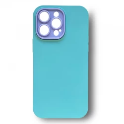 Husa spate pentru iPhone 14  Pro Max - Vanex Case Turcoaz Mov