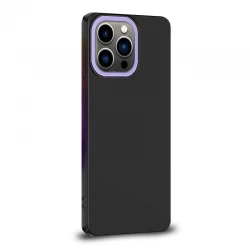 Husa spate pentru iPhone 14  Pro Max - Vanex Case Negru Mov
