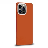 Husa spate pentru iPhone 14 Pro - Vanex Case Portocaliu si Alb