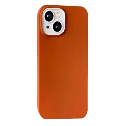 Husa spate pentru iPhone 14 - Vanex Case Portocaliu si Alb