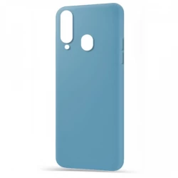 Husa spate pentru Samsung A20s - Silicon Line Bleu