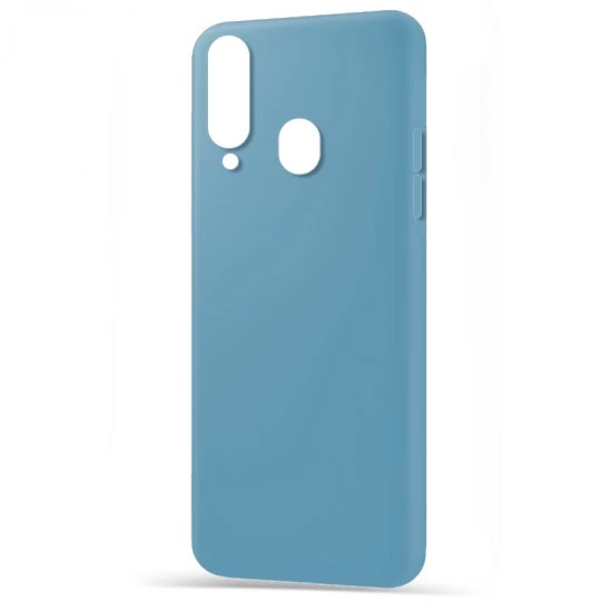 Husa spate pentru Samsung A20s - Silicon Line Bleu