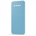 Husa spate pentru Samsung S10 - Silicon Line Blue Ciel
