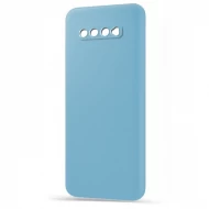Husa spate pentru Samsung S10 - Silicon Line Blue Ciel