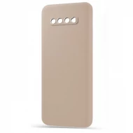Husa spate pentru Samsung S10 - Silicon Line Maro