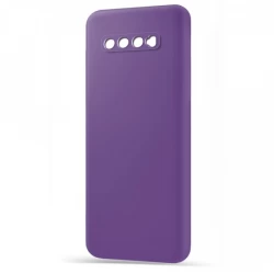 Husa spate pentru Samsung S10+ - Silicon Line Mov