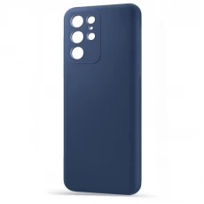 Husa spate pentru Samsung S22 Ultra - Silicon Line Albastru