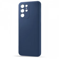 Husa spate pentru Samsung S22 Ultra - Silicon Line Albastru