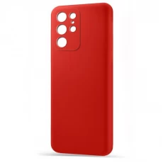 Husa spate pentru Samsung S22 Ultra - Silicon Line Rosu