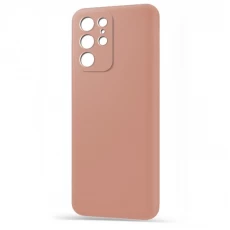 Husa spate pentru Samsung S22 Ultra - Silicon Line Roz