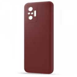 Husa spate pentru Xiaomi Redmi Note 10 Pro - Silicon Line Marsala