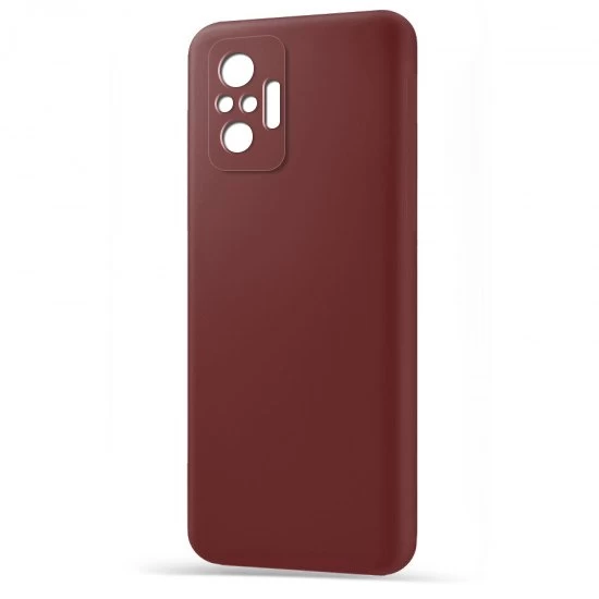 Husa spate pentru Xiaomi Redmi Note 10 Pro - Silicon Line Marsala
