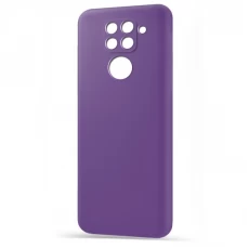 Husa spate pentru Xiaomi Redmi Note 9 - Silicon Line Mov