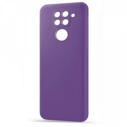 Husa spate pentru Xiaomi Redmi Note 9 - Silicon Line Mov