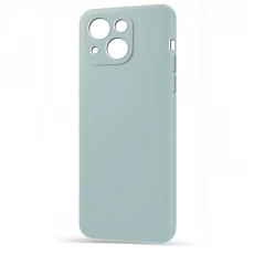 Husa spate pentru iPhone 14 - Silicon Line Gri