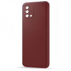 Husa spate pentru Oppo A74 - Silicon Line Marsala