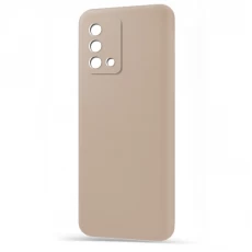 Husa spate pentru Oppo A74 - Silicon Line Maro