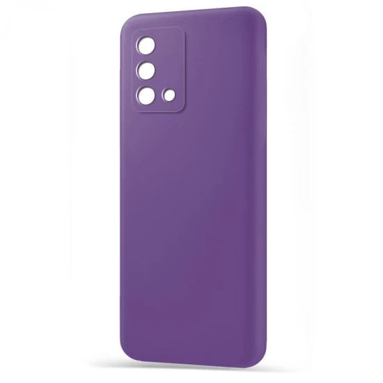 Husa spate pentru Oppo A74 - Silicon Line Mov