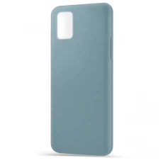 Husa spate pentru Samsung A02S - Silicon Line Gri