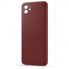 Husa spate pentru iPhone 11 - Silicon Line Marsala
