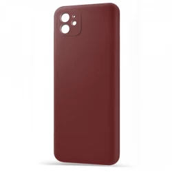 Husa spate pentru iPhone 11 - Silicon Line Marsala