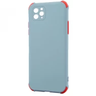 Husa spate pentru iPhone 12 Pro - Air Matte Case Gri/Rosu