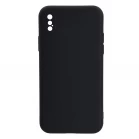 Husa spate pentru iPhone X B-Silicon case - Negru